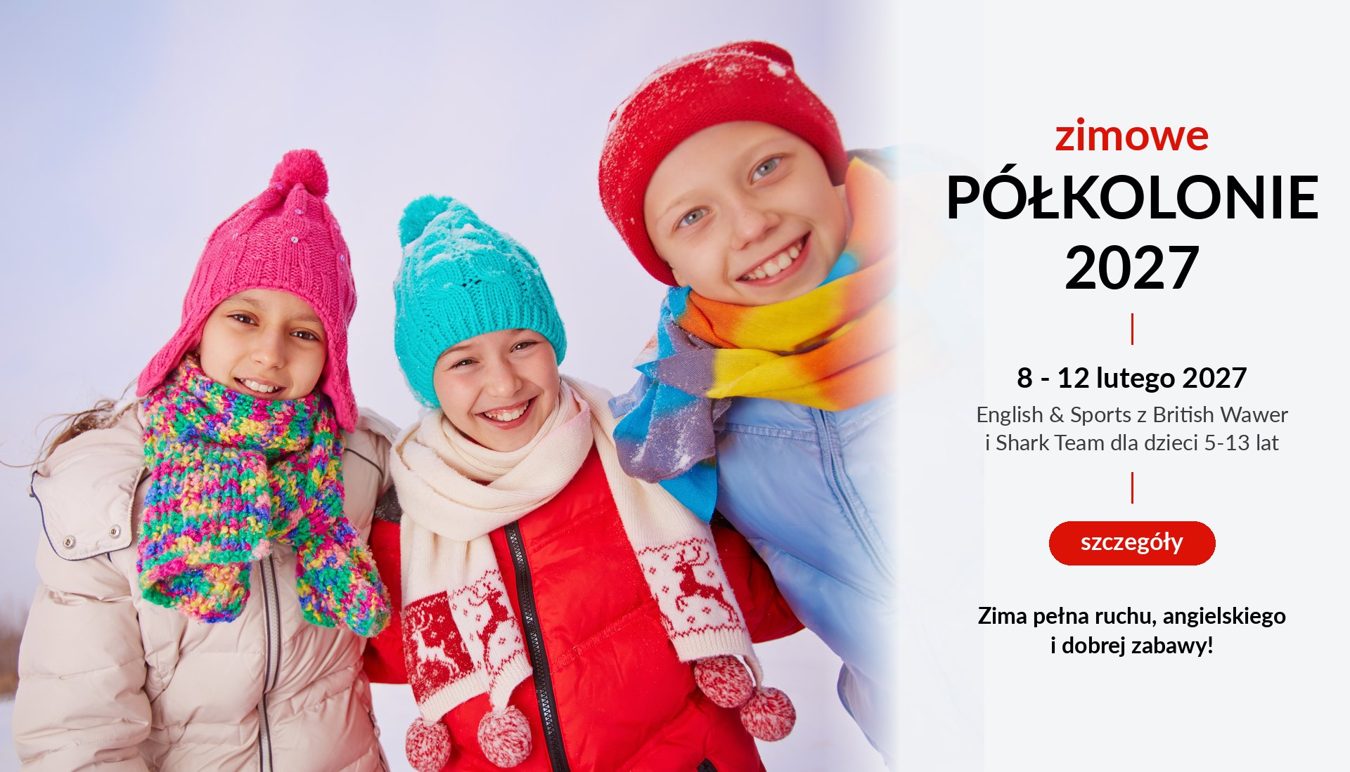 Zimowe półkolonie 2027 w Wawrze - British Wawer
